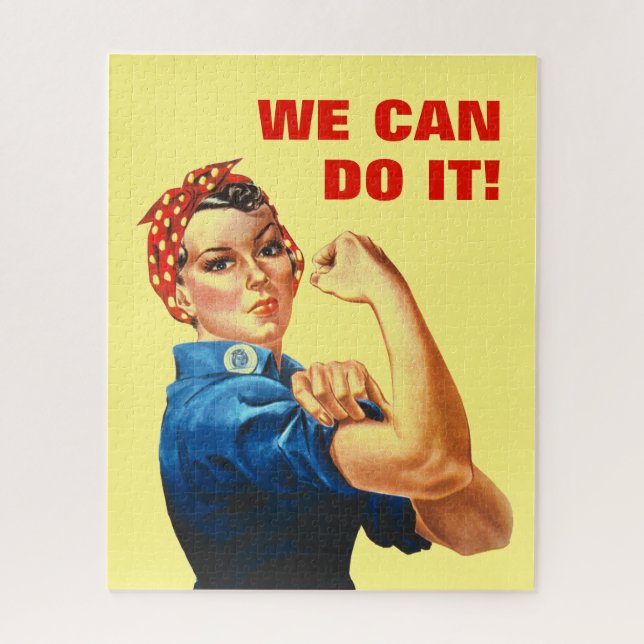 Quebra-cabeça Podemos Fazê-Lo Propaganda Rosie Riveter (Vertical)