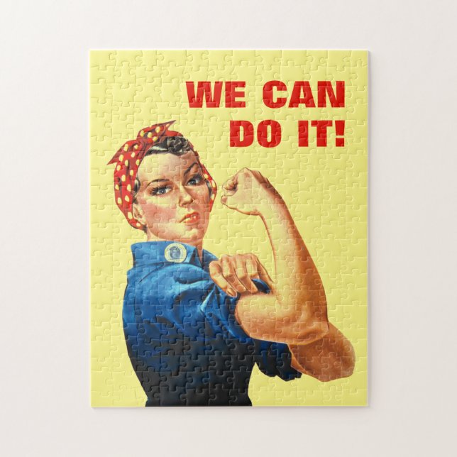 Quebra-cabeça Podemos Fazê-Lo Propaganda Rosie Riveter (Vertical)