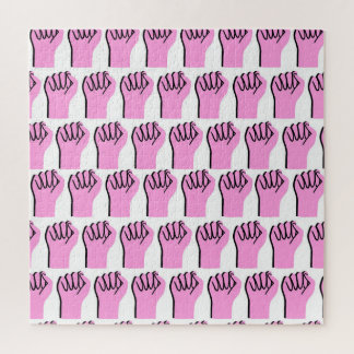 Quebra-cabeça Poder Feminista: Padrão Vintage Simbólico