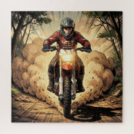 Quebra-cabeça Poeira & Determinação Motocross em Plena Parcela
