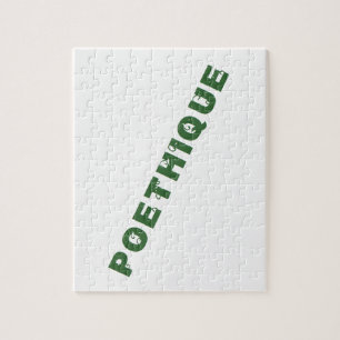 Quebra-cabeça poéthique verde