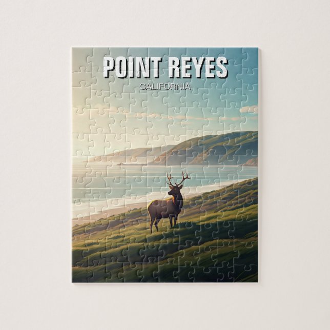 Quebra-cabeça Point Reyes National Seashore Elk (Vertical)