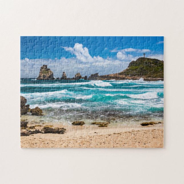 Quebra-cabeça Pointe des Chateaux, Grande-Terre, Guadalupe (Horizontal)