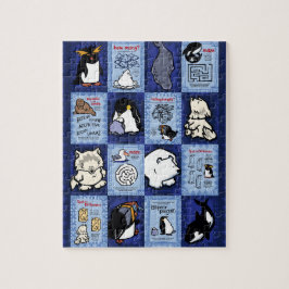 Quebra-cabeça Polar de Vida Selvagem dentro de um