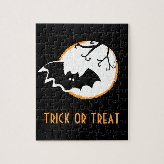 Quebra-cabeça Polka Bat and Moon (Vertical)