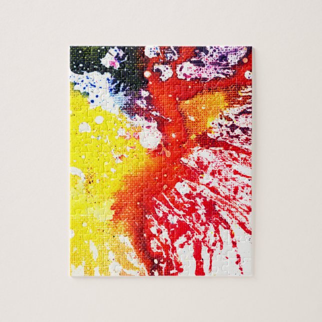 Quebra-cabeça Polocromático nº 13C por Michael Moffa (Vertical)