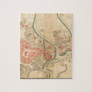 Quebra-cabeça Polônia 1755 de Krakow