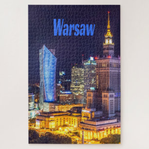 Quebra-cabeça Polônia de Varsóvia - Skyline, Espírito de Vars