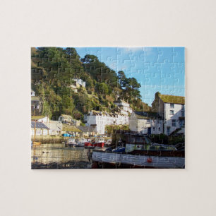 Quebra-cabeça Polperro Cornualha Inglaterra