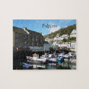 Quebra-cabeça Polperro Cornualha Inglaterra