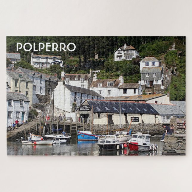Quebra-cabeça Polperro: Cornwall, Inglaterra (Horizontal)