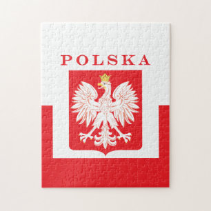 Quebra-cabeça Polska Eagle Red Shield