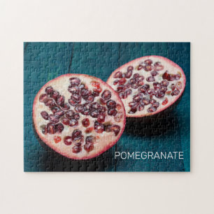 Quebra-cabeça Pomegranato Fruta Vegan Gourmet Foodie Souvenir
