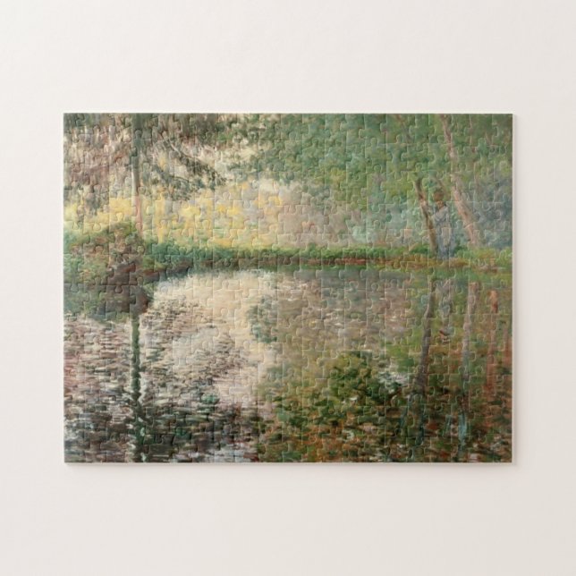 Quebra-cabeça Pond em Montgeron Monet Fine Art (Horizontal)