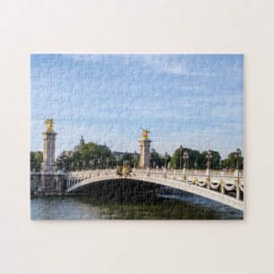 Quebra-cabeça Pont Alexandre III sobre o rio Sena - Paris, Fran