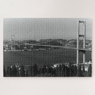 Quebra-cabeça Ponte Bósforo Istambul Turquia Vintage