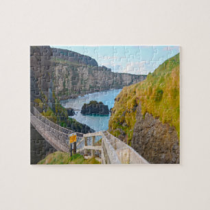 Quebra-cabeça Ponte Carrick-A-Rede Rope Irlanda