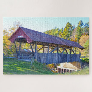 Quebra-cabeça Ponte coberta pelo Randall, Lyndonville, Vermont