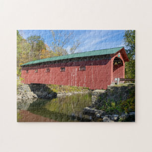 Quebra-cabeça Ponte Coberto de Arlington em Vermont