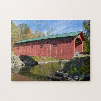 Quebra-cabeça Ponte Coberto de Arlington em Vermont