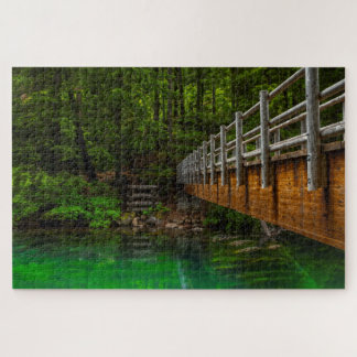 Quebra-cabeça Ponte das nascentes do rio McKenzie, em Oregon