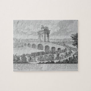 Quebra-cabeça Ponte de Augustus sobre através de Flaminia, pert