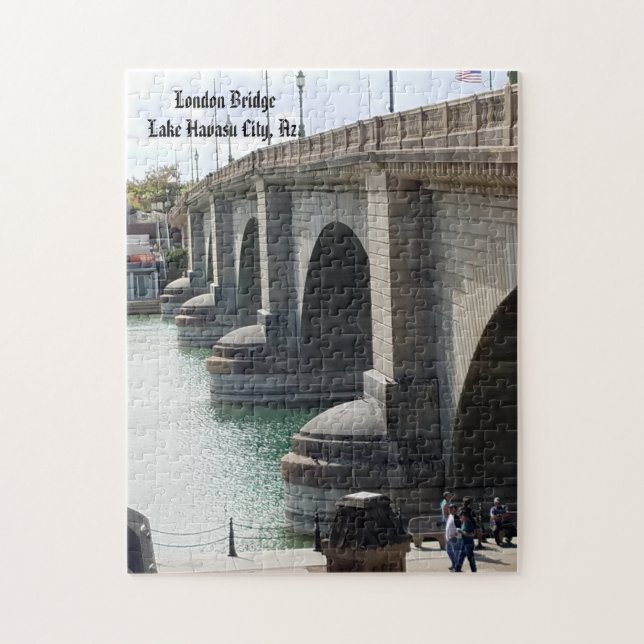 Quebra-cabeça Ponte de Londres, Lago Havasu, Az. (Vertical)
