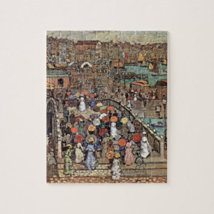 Quebra-cabeça Ponte Della Paglia, Veneza por Maurice Prendergast
