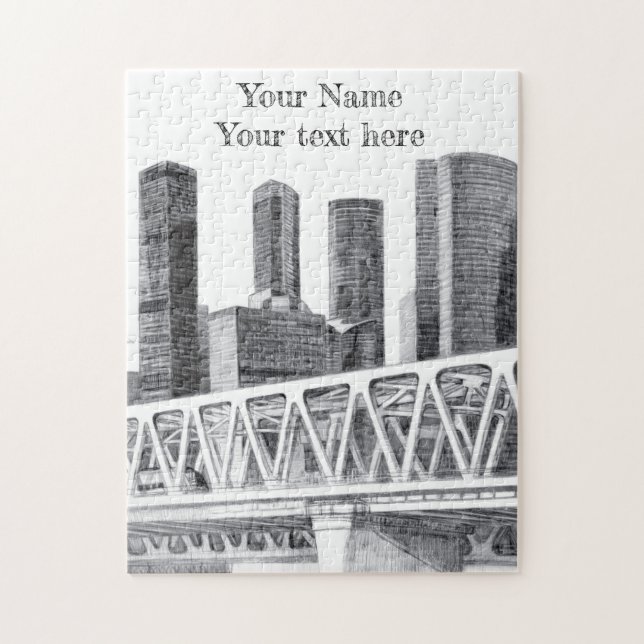 Quebra-cabeça Ponte do metrô (Vertical)