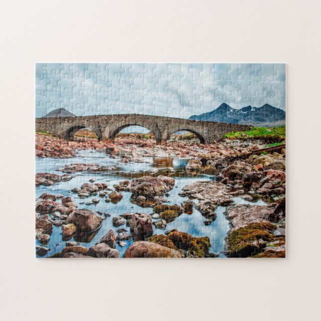 Quebra-cabeça Ponte do rio escocês. (Horizontal)