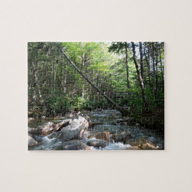 Quebra-cabeça Ponte do rio Pemigewasset em New Hampshire (Horizontal)