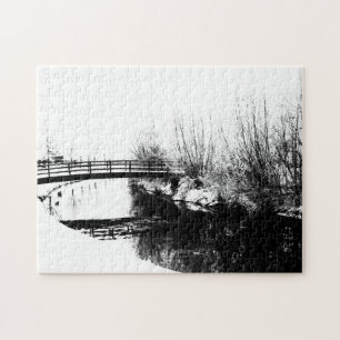 Quebra-cabeça Ponte e Stream WS 11x14 252pc jpcn - quebra- cabe