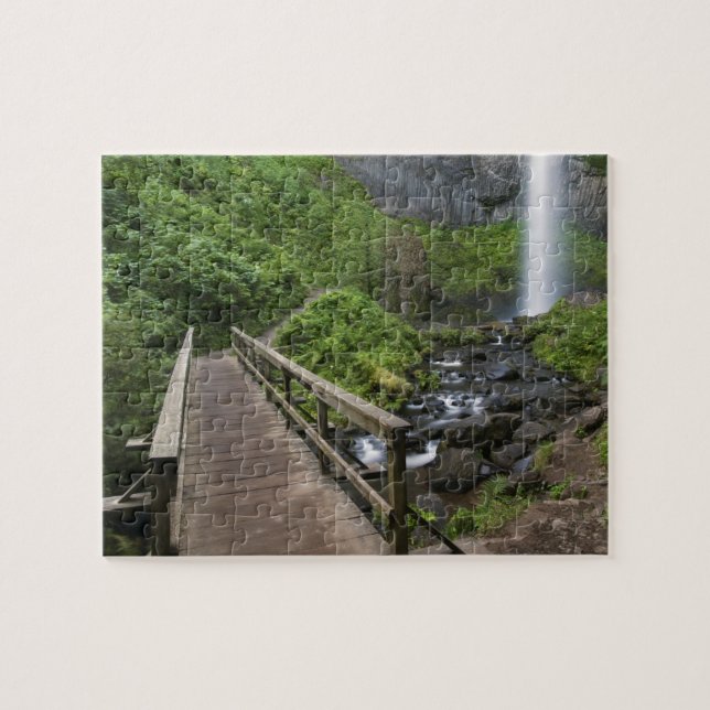 Quebra-cabeça Ponte em Latourell Falls, Columbia River Gorge, (Horizontal)