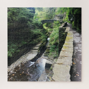 Quebra-cabeça ponte estadual de robert h. treman
