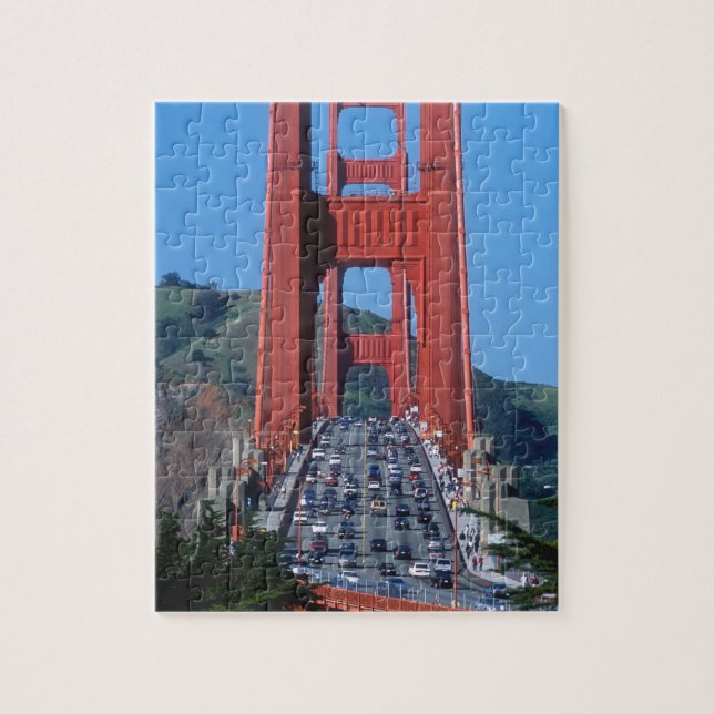 Quebra-cabeça Ponte Golden Gate e Baía de São Francisco (Vertical)