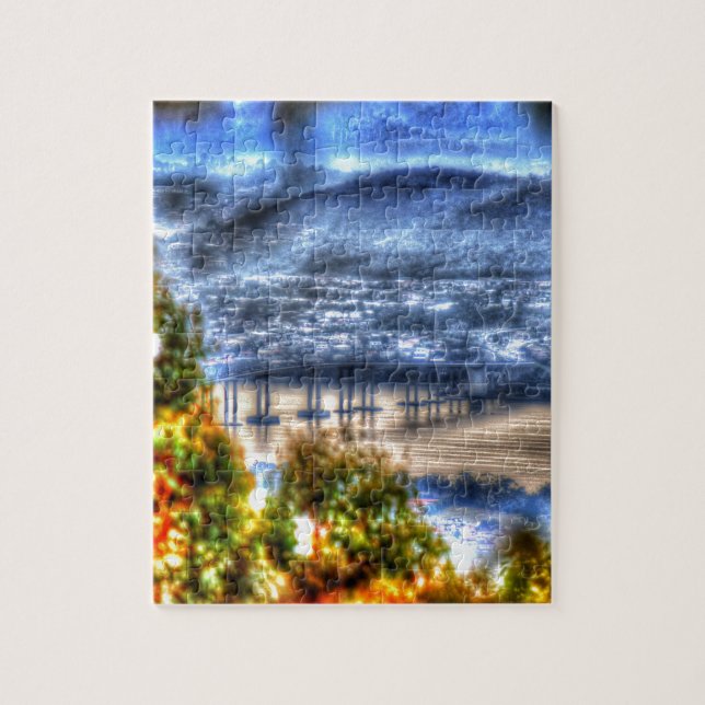 QUEBRA-CABEÇA PONTE HOBART TASMÂNIA AUSTRÁLIA DE TASMAN (Vertical)