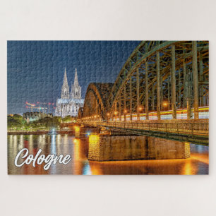 Quebra-cabeça Ponte Hohenzollern, Colônia, Alemanha