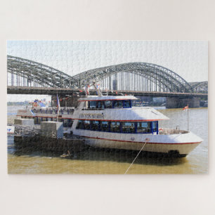 Quebra-cabeça Ponte Hohenzollern, Rio Reno, Alemanha