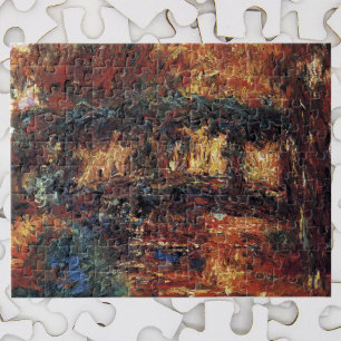 Quebra-cabeça Ponte Japonesa de Claude Monet, Arte Fino Antigo