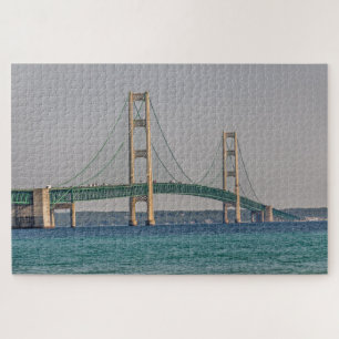 Quebra-cabeça Ponte Mackinac majestosa 520