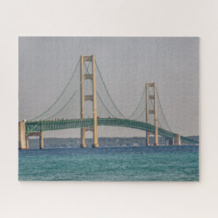 Quebra-cabeça Ponte Mackinac majestosa 520