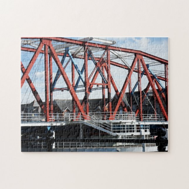 Quebra-cabeça Ponte Manchster Dockland. (Horizontal)