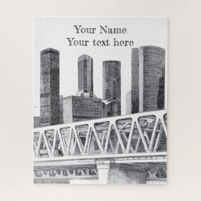 Quebra-cabeça Ponte metropolitana (Vertical)