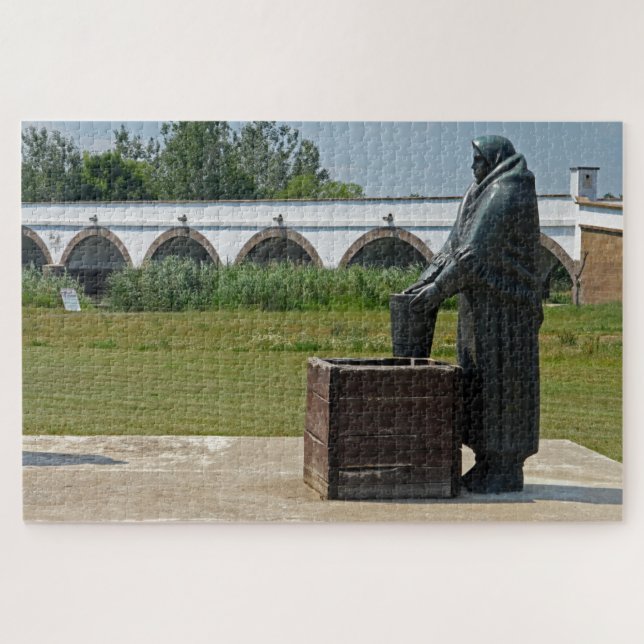 Quebra-cabeça Ponte Nove-Holed, Hungria 1014-pc (Horizontal)