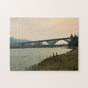 Quebra-cabeça Ponte Patterson, Dourada Beach, Oregon