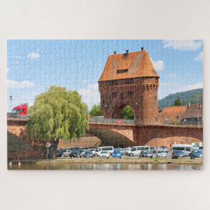 Quebra-cabeça Ponte principal, Miltenberg, Alemanha