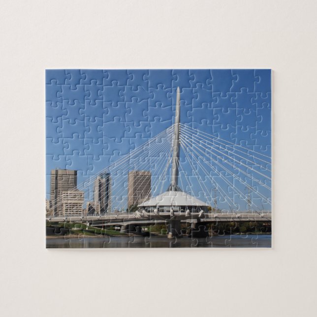 Quebra-cabeça Ponte Provencher de Winnipeg (Horizontal)