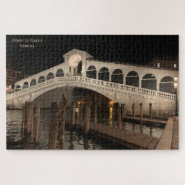 Quebra-cabeça Ponte Rialto à noite - Ponte di Rialto - Veneza