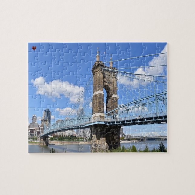 Quebra-cabeça Ponte Roebling Ohio (Horizontal)