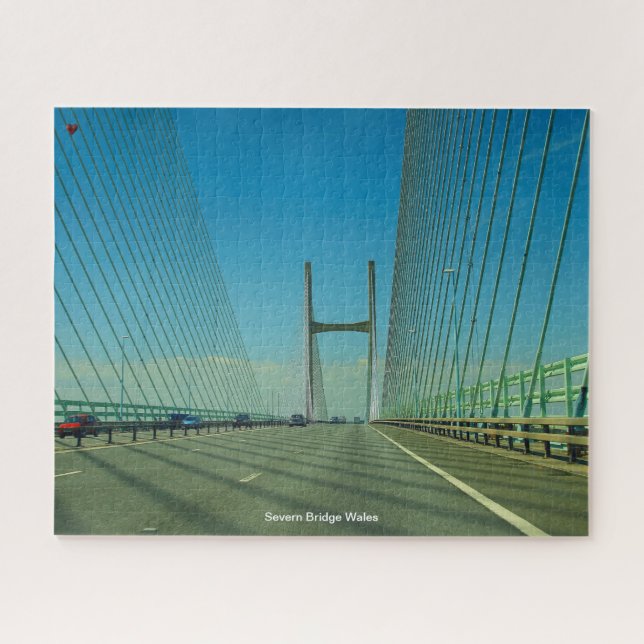 Quebra-cabeça Ponte Severn País de Gales (Horizontal)